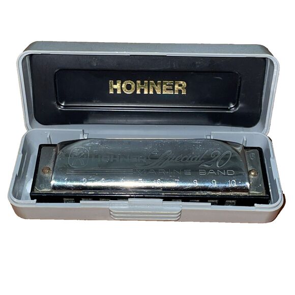 Hohner Special 20 Harmonica C Key 560/20 Marine Band with Case Handmade Germany - Picture 1 of 15